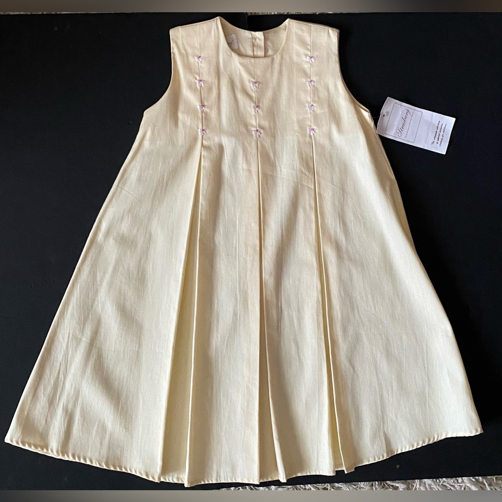 Strasburg vintage girl silk dress, size 5